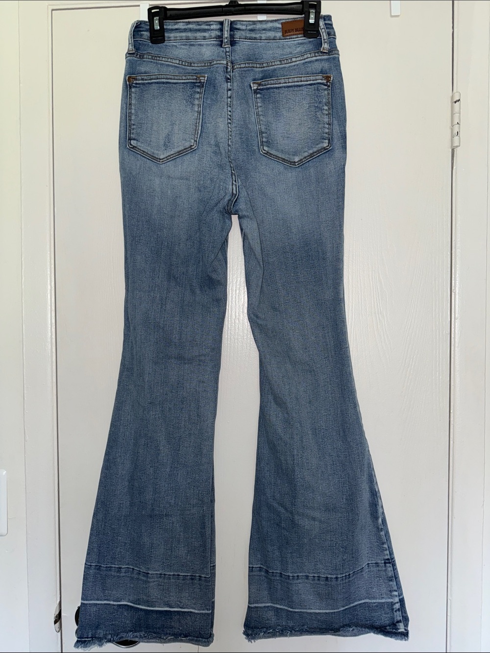 Judy Blue Light Wash Flare Jeans - Picture 3 of 4